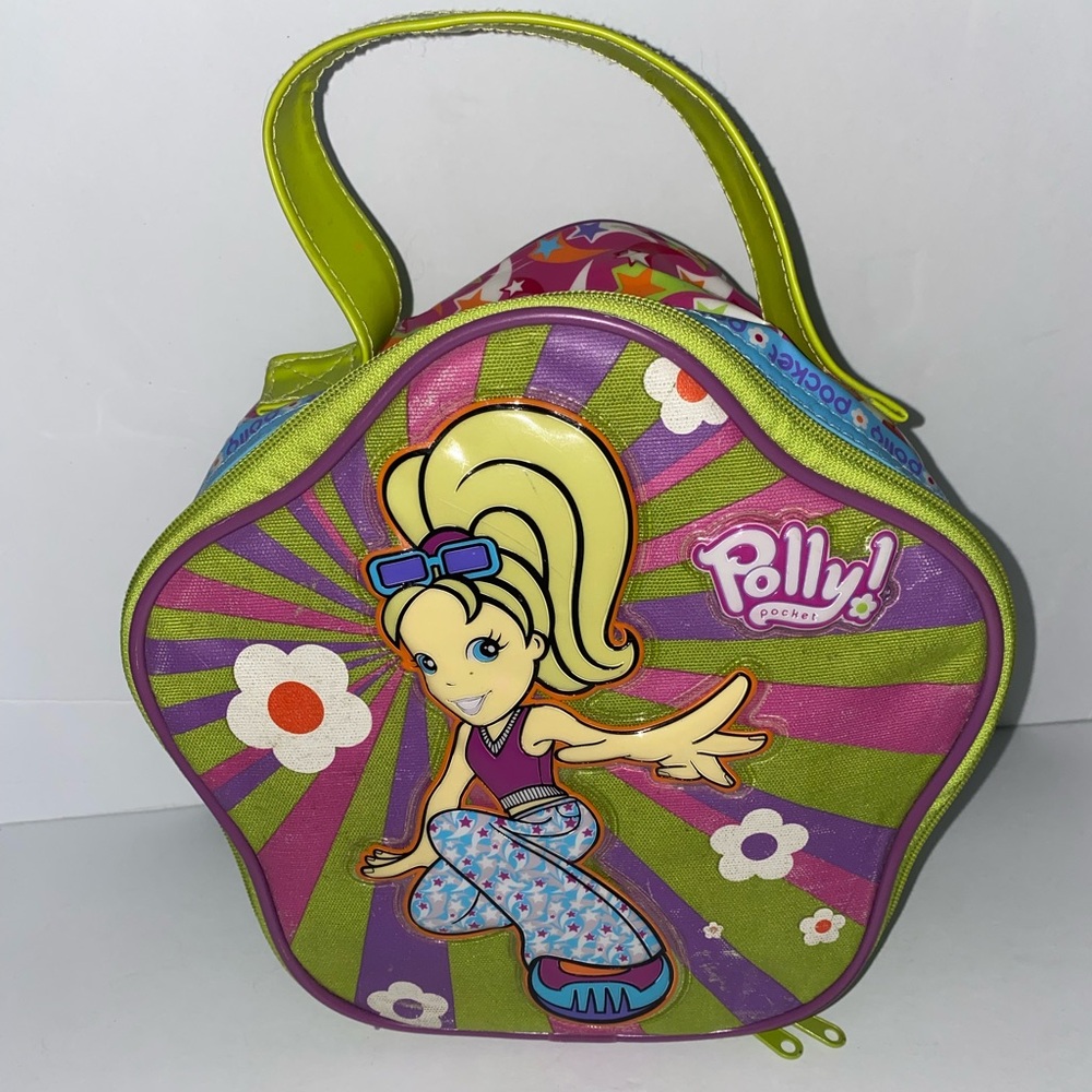Polly Pocket doll case or makeup bag